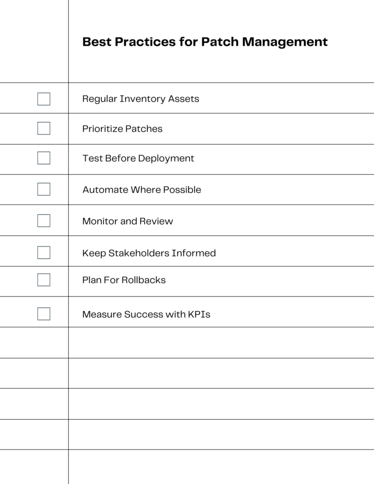 2024 Guide Master Patch Management Best Practices Now