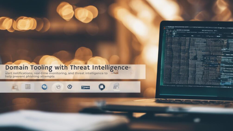 Domain Tooling with alert notifications, real-time monitoring, and threat intelligence to help prevent phishing attempts